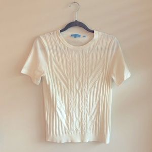 Draper James Short Sleeve Sweater Top
